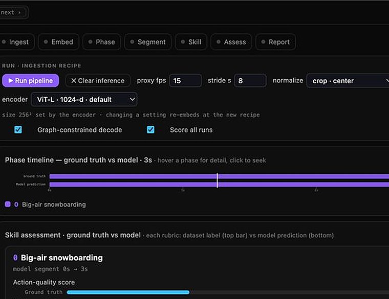 The ingestion recipe panel with a one-click Run pipeline button